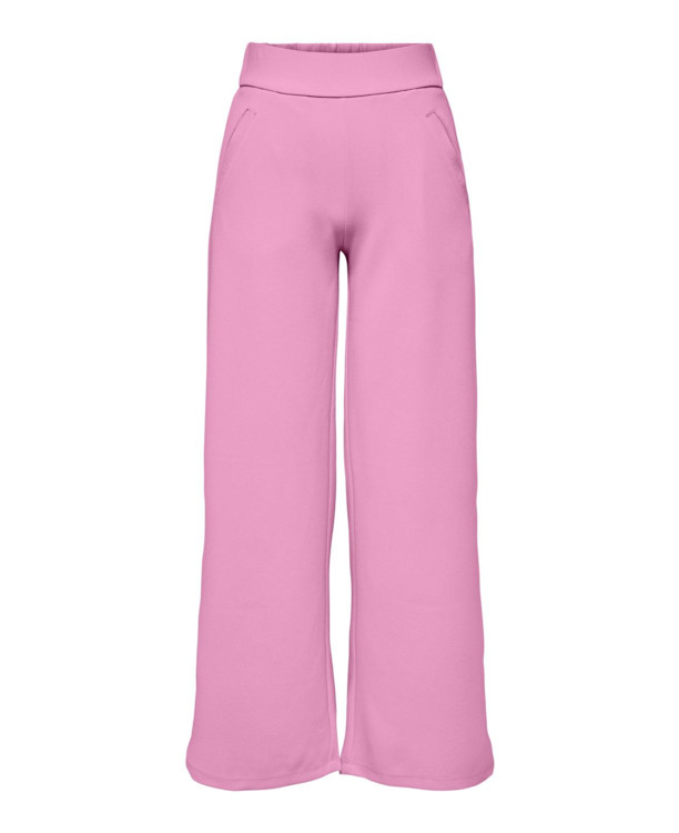 Wide Leg Fit Broek met hoge taille en wijde pijpen