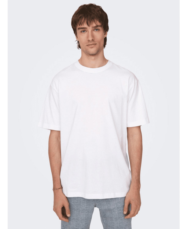 Relaxed Fit O-Hals Korte Mouwen (K/M) Heren