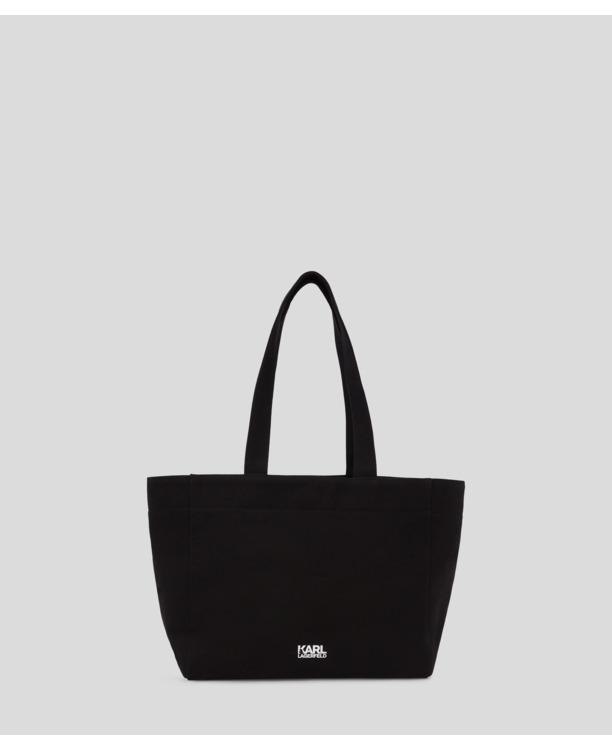 K/STYLE BOUCLE CANVAS SHOPPER