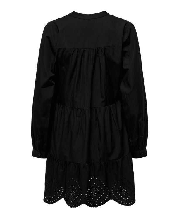 ONLOLIVIA LS EMB DETAIL DRESS WVN