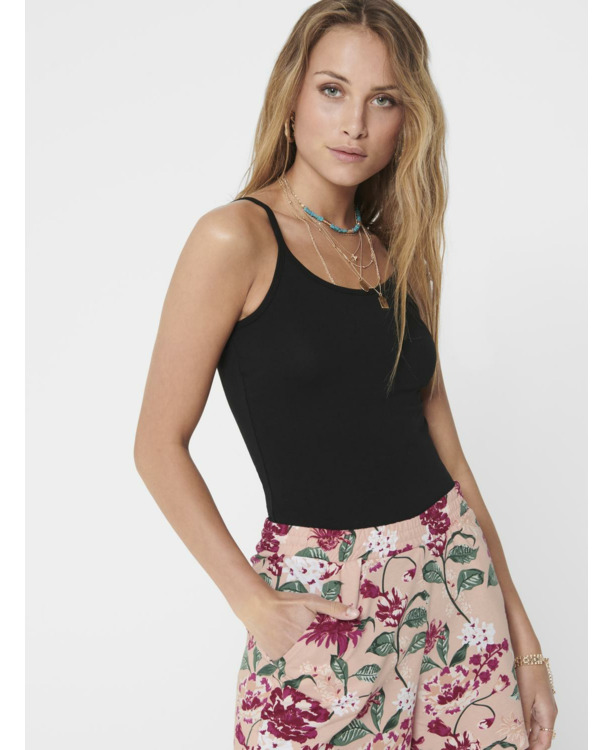 Stretch Fit O-Neck Sleeveless (S/L) O-hals mouwloze stretch fit top voor dagelijkse stijl