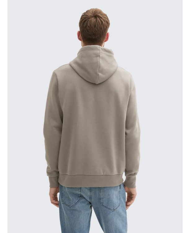 Basic sweatshirt met capuchon