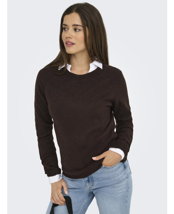 Regular Fit O-Neck Long Sleeves (L/S) Gebreide trui met O-hals