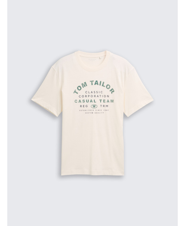 T-shirt met logo-opdruk