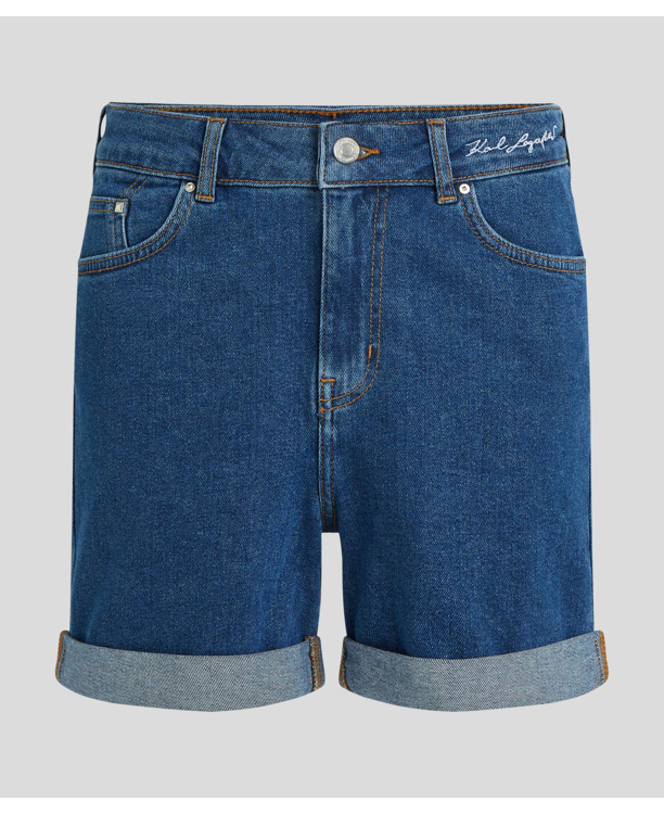RELAXED DENIM SHORTS