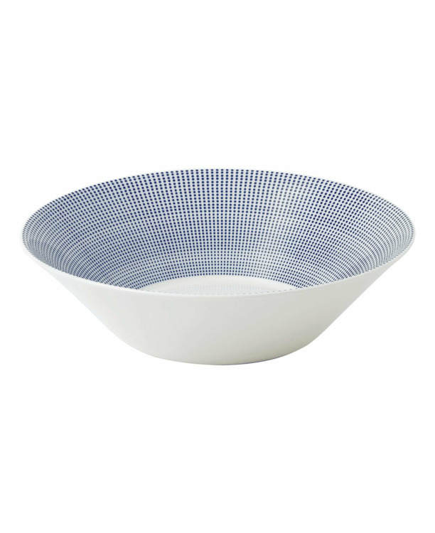 Pacific Serving Bowl 29cm 11.4in Blue Dots