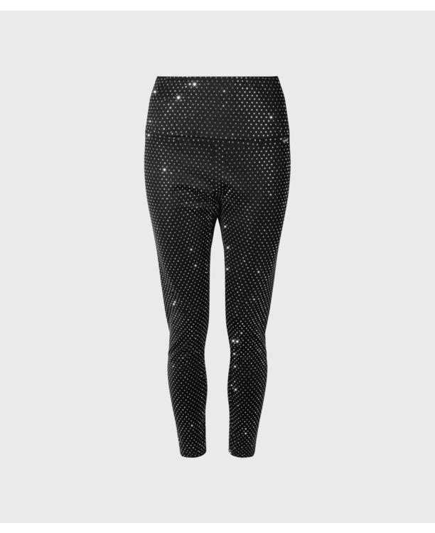 10DAYS Dames strass legging polyamide elastaan