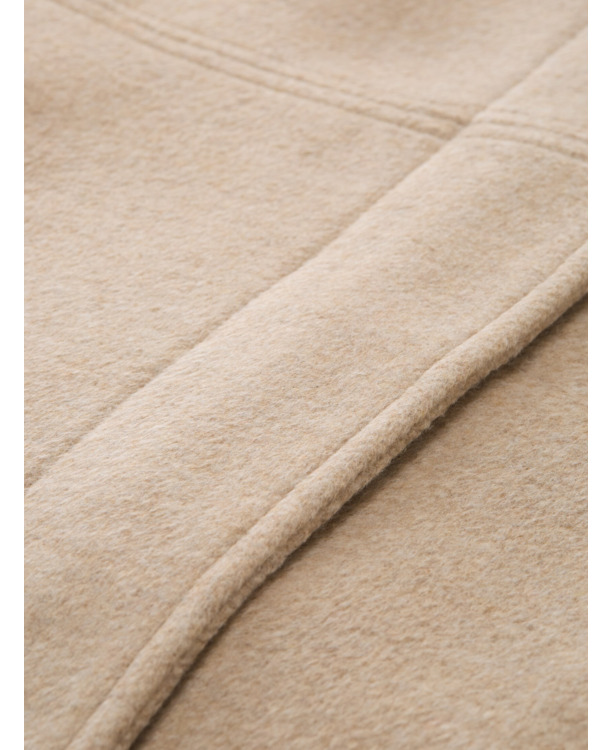 Jas in gemêleerde look