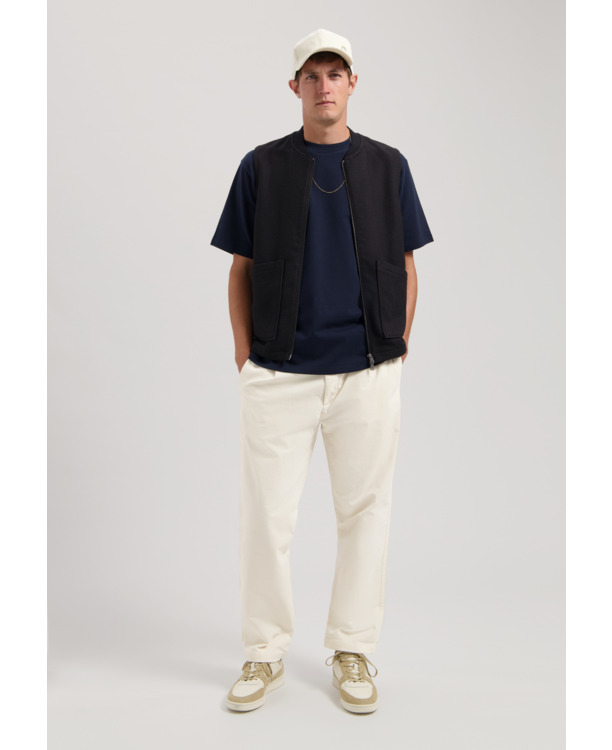 Dstrezzed Heren Mouwloos Gilet Zwart Nils