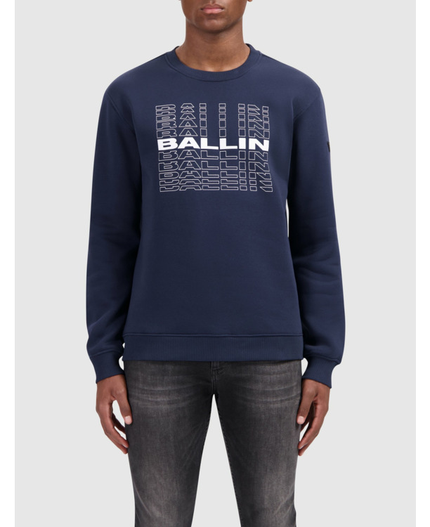 Reel Word Art Sweater 100% Cotton Men