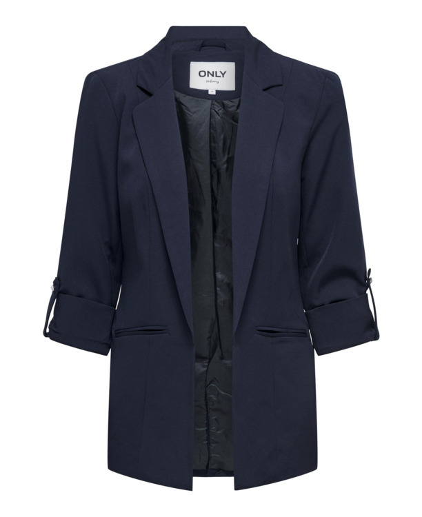 Regular Fit Reverse Blazer met manchetten met knopen