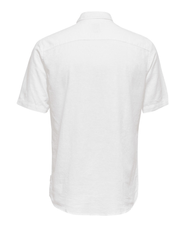 Slim Fit Overhemdkraag Korte Mouwen (K/M) Heren