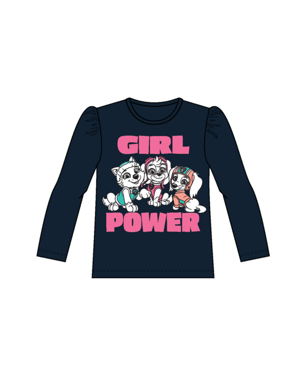 Normale pasvorm ronde hals lange mouwen (L/S) Meisjes