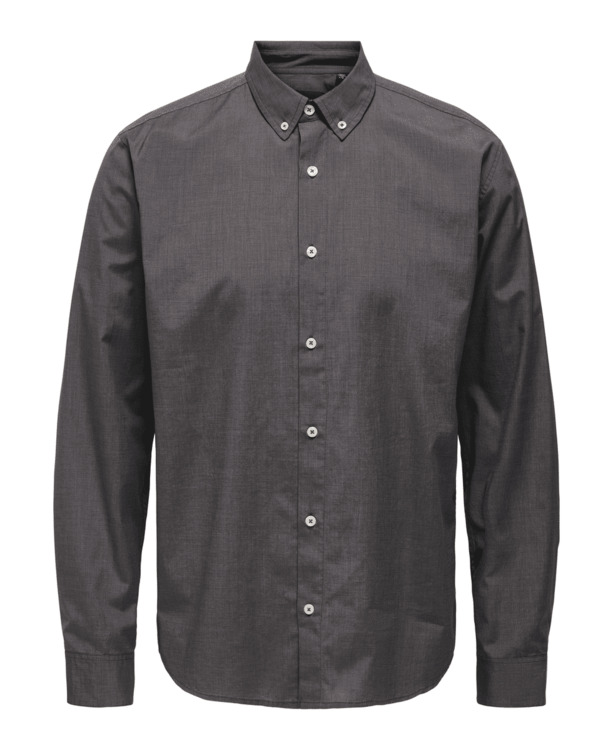 Regular Fit Overhemdkraag Lange Mouwen (L/M) Heren