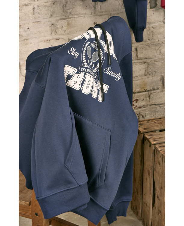 De Tennis Hoodie Blauw Unisex