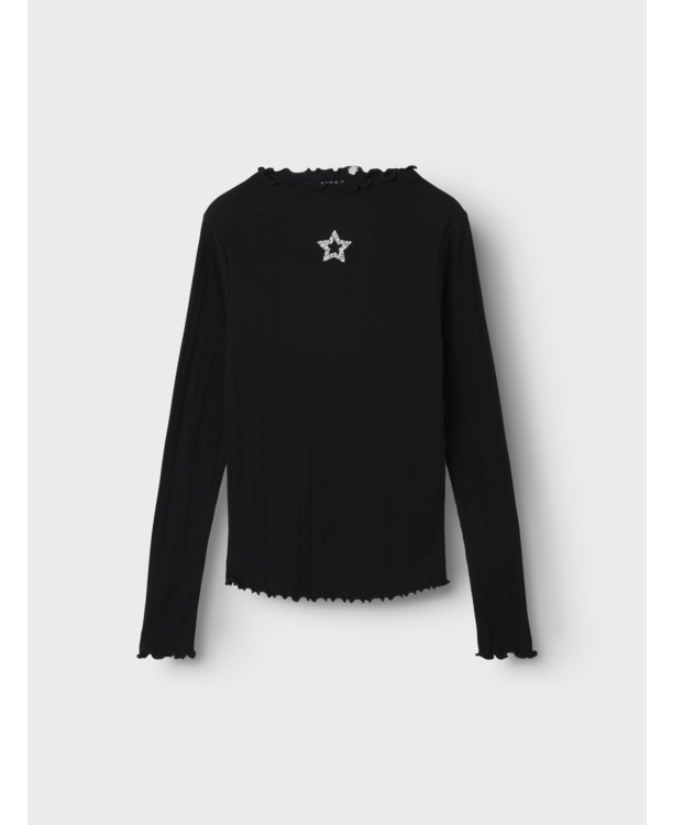 Slim Fit Mock Neck Lange Mouwen (L/M) Meisjes