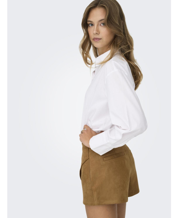 ONLMIST-STINA LIFE MW FAUX SUE SKORT PNT