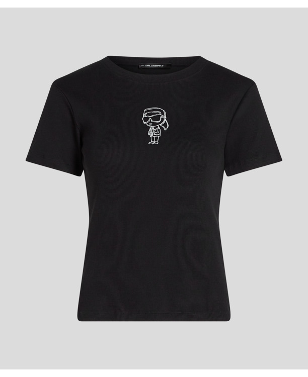 IKON SKETCH EMB RIB T-SHIRT