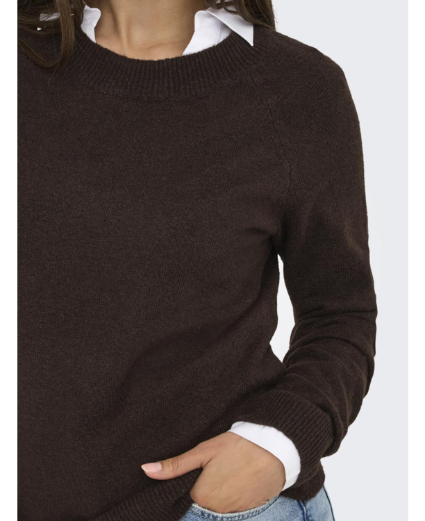 Regular Fit O-Neck Long Sleeves (L/S) Gebreide trui met O-hals