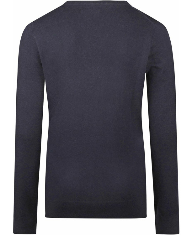 Steppin' Out Damestrui Cotton Cashmere V-hals Navy