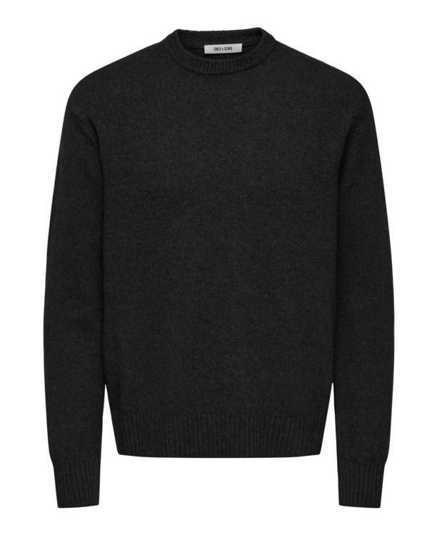 Relaxed Fit Crew Neck Lange Mouwen (L/M) Heren