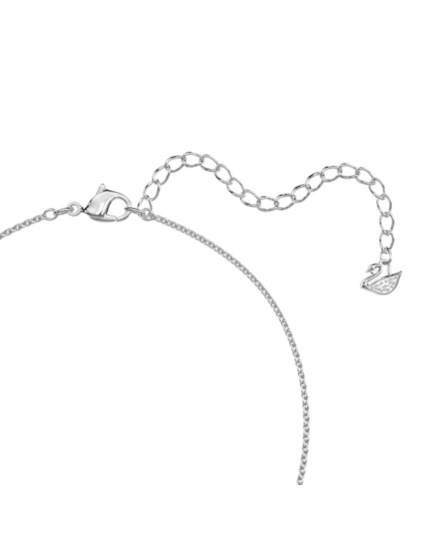 Lovely Necklace Rhodium shiny Crystal