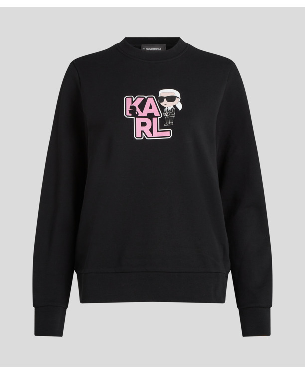 VARSITY KARL PRINT SWEATSHIRT