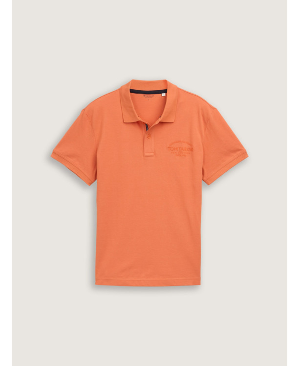 Basic poloshirt met opdruk logo