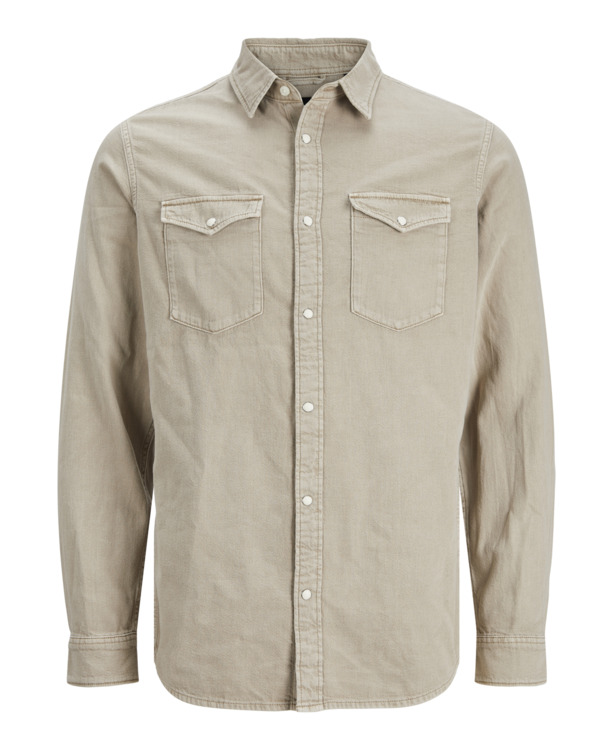 Slim Fit Denim overhemd (L/S)