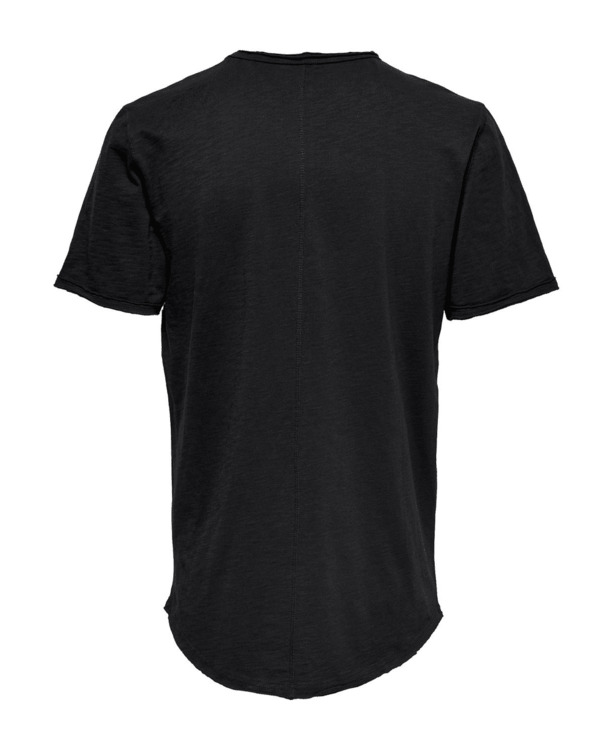 Lange lijn pasvorm O-hals korte mouwen (K/M) Heren