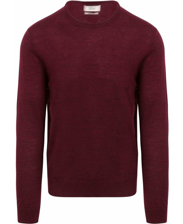 King Essentials The John Pullover Merino Burgundy