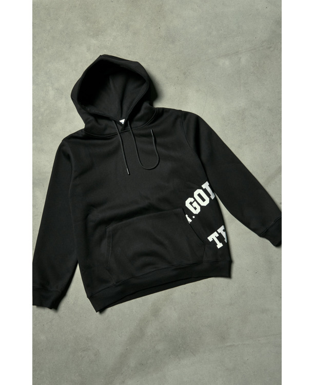 De schroef hoodie zwart Unisex