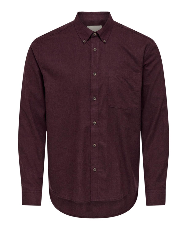 Regular Fit Overhemdkraag Lange Mouwen (L/M) Heren