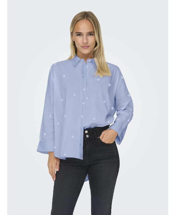 Box Fit Shirt Collar Long Sleeves (L/S) Knoopsluiting Box Fit Overhemd met Lange Mouwen