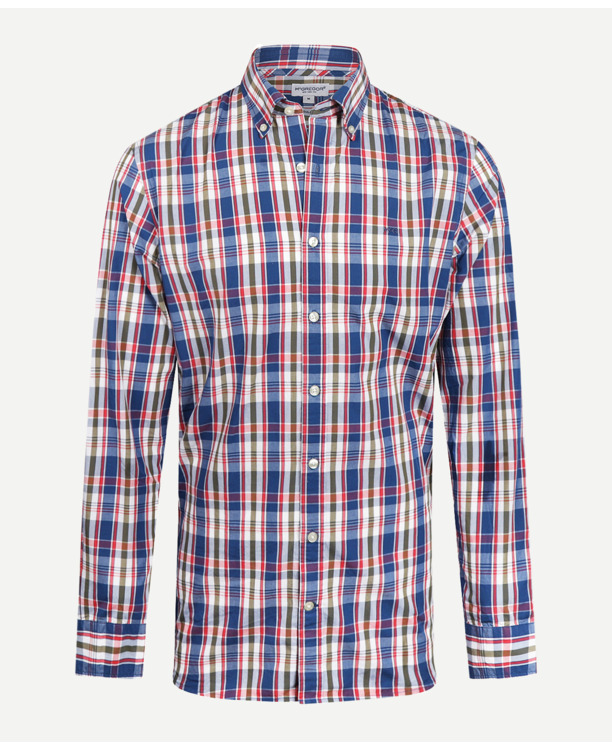 Summer Check Shirt 100% Cotton Heren
