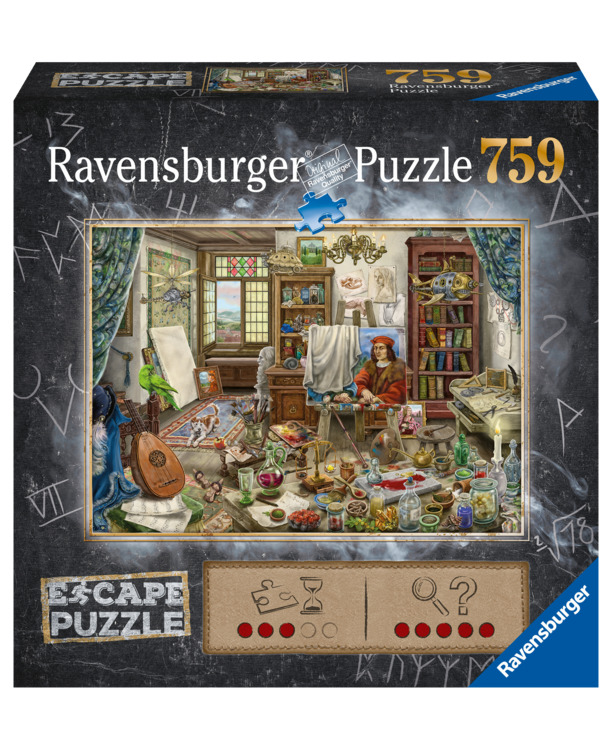 Ravensburger Escape Puzzle Da Vinci Artists Workshop - Legpuzzel - 759 stukjes