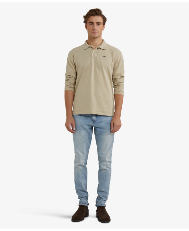 Classic Polo Long Sleeves 100% Cotton Heren