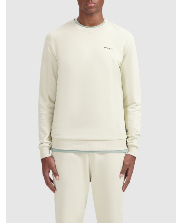 Dual-tone Palm Sweater 100% Cotton Men