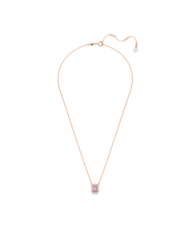 Una Millenia Dc Pendant SINGLE Rose Gold shiny Purple