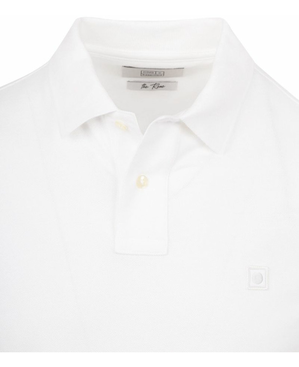 King Essentials The Rene Poloshirt Wit