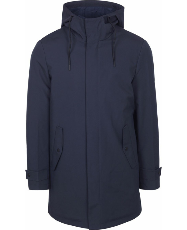 Suitable Jas Hood Tech Navy