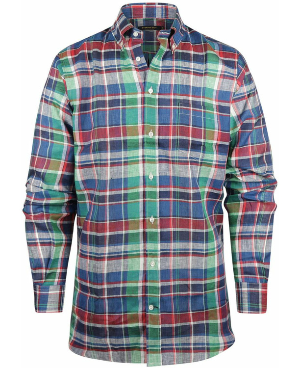 Steppin' Out Overhemd Linnen Ruit Multicolour