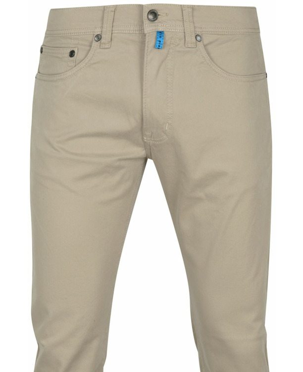 Pierre Cardin 5 Pocket Broek Antibes Kaki