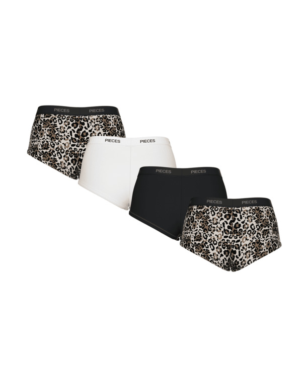 PCLOGO LADY 4 PACK AOP/SOLID NOOS B