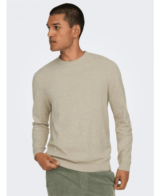 Regular Fit Crew Neck Lange Mouwen (L/S) Heren