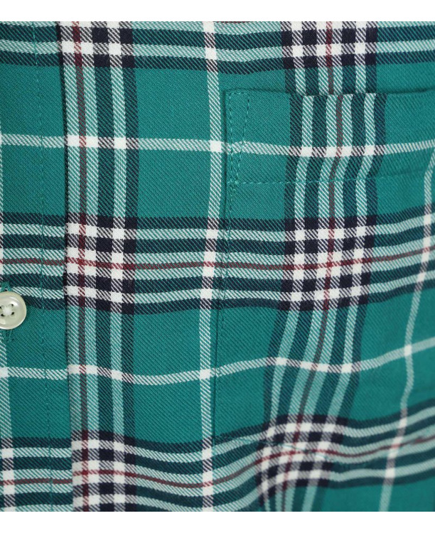 Steppin' Out Flanel Overhemd Ruit Groen