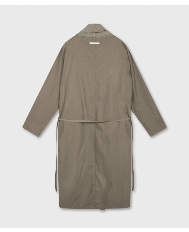 10DAYS Dames lange wellness binnenjas linnen katoen