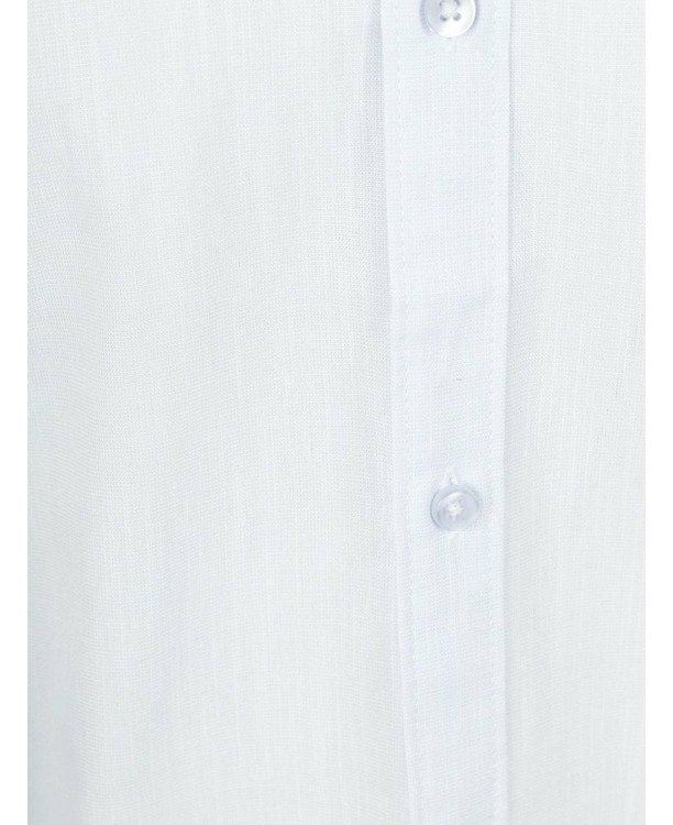Suitable Overhemd Cotton Slub Lichtblauw