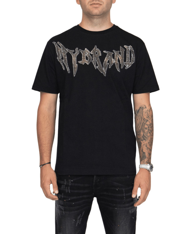 MYBRAND Winged Emblem Sparkle Tee MEN