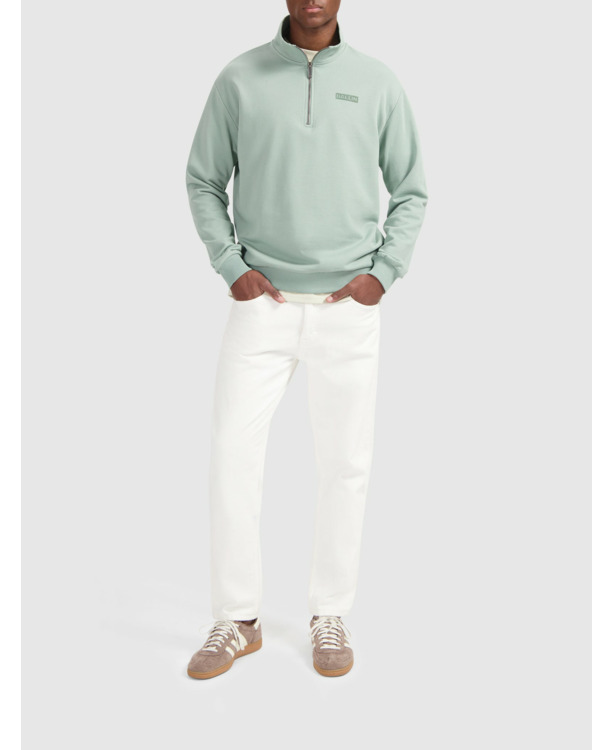 Box Logo Half-zip Sweater 100% Katoen Mannen